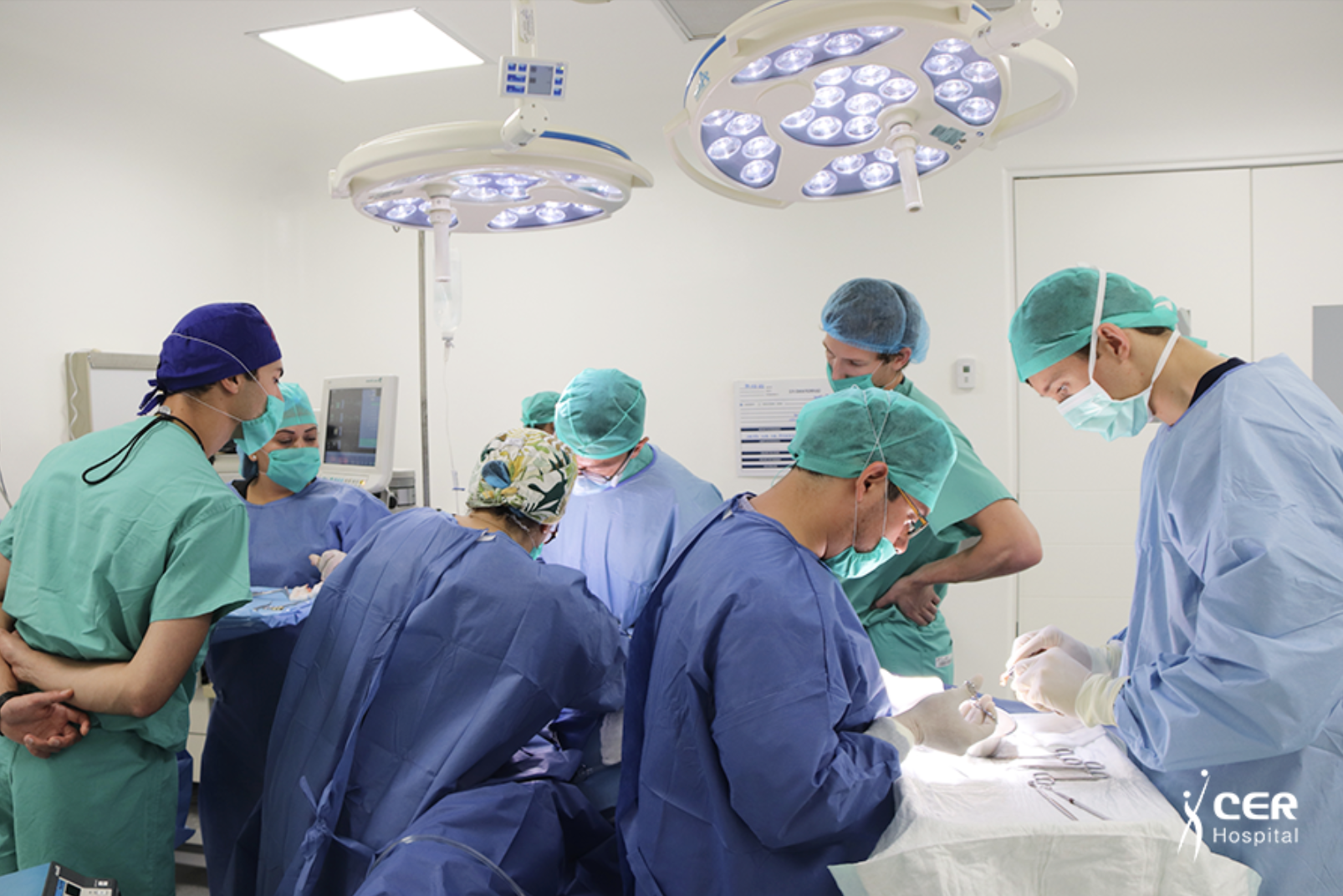 Surgical medical team at CER Hospital Tijuana