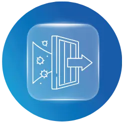 HEPA air filtration icon